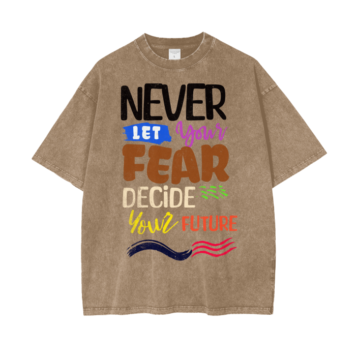 Acid Wash Oversize T-Shirt - 250 GSM