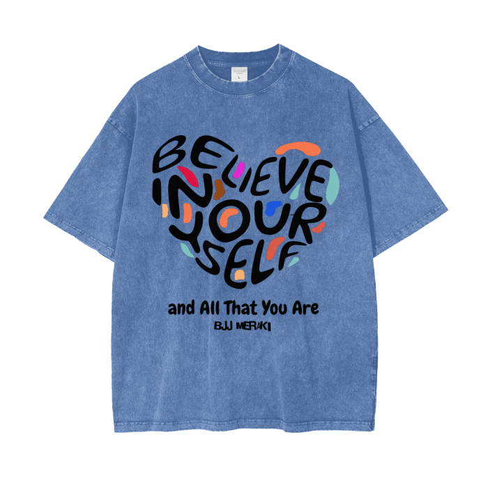 Acid Wash Oversize T-Shirt - 250 GSM