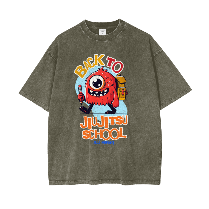 Acid Wash Oversize T-Shirt - 250 GSM