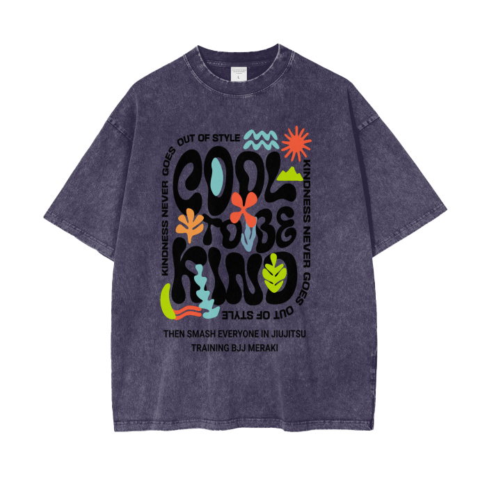 Acid Wash Oversize T-Shirt - 250 GSM