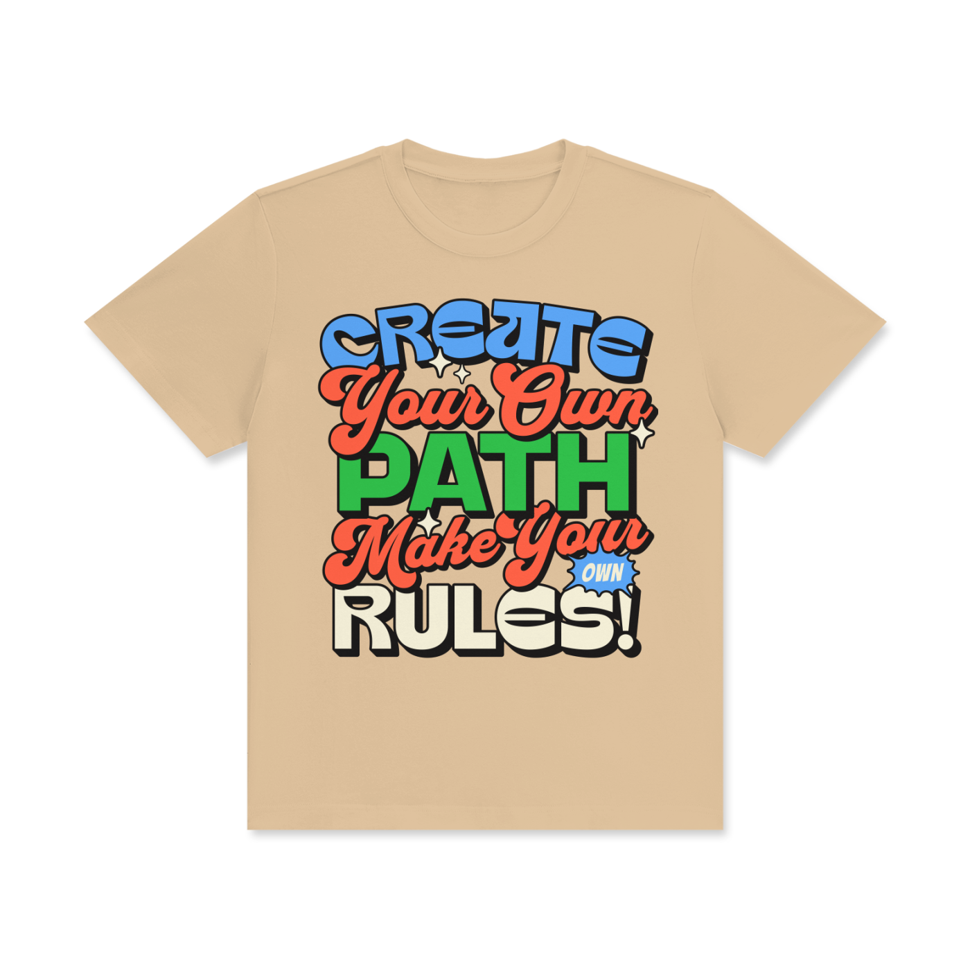 Unisex Classic Crew Neck Cotton T-Shirt