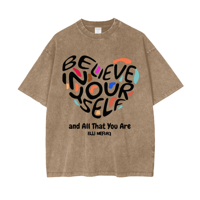 Acid Wash Oversize T-Shirt - 250 GSM