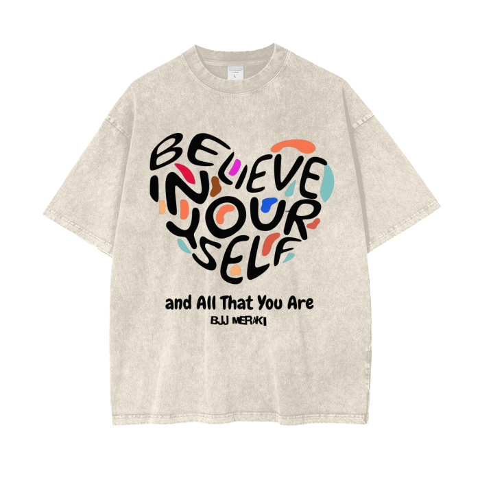 Acid Wash Oversize T-Shirt - 250 GSM