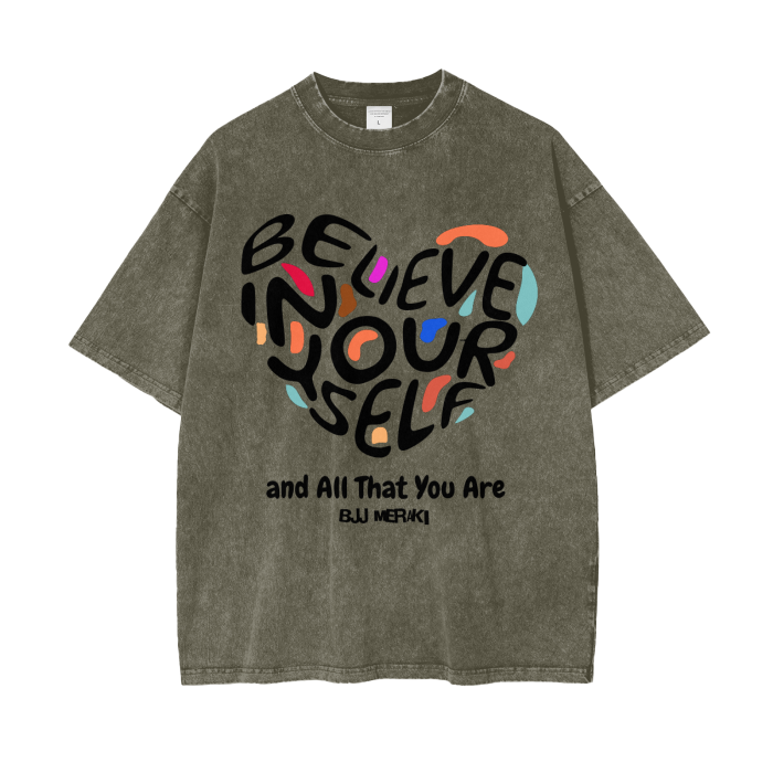 Acid Wash Oversize T-Shirt - 250 GSM