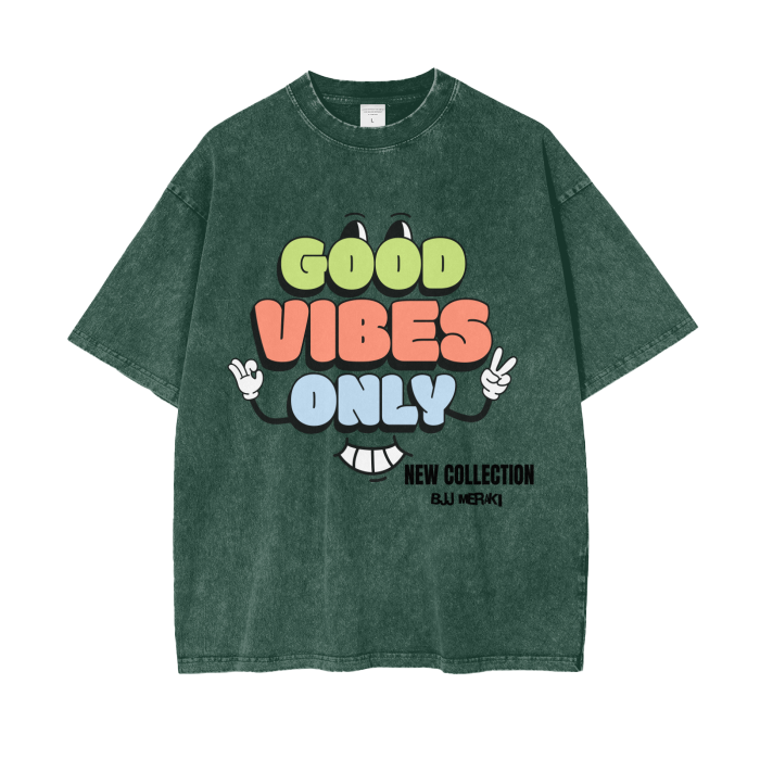 Acid Wash Oversize T-Shirt - 250 GSM