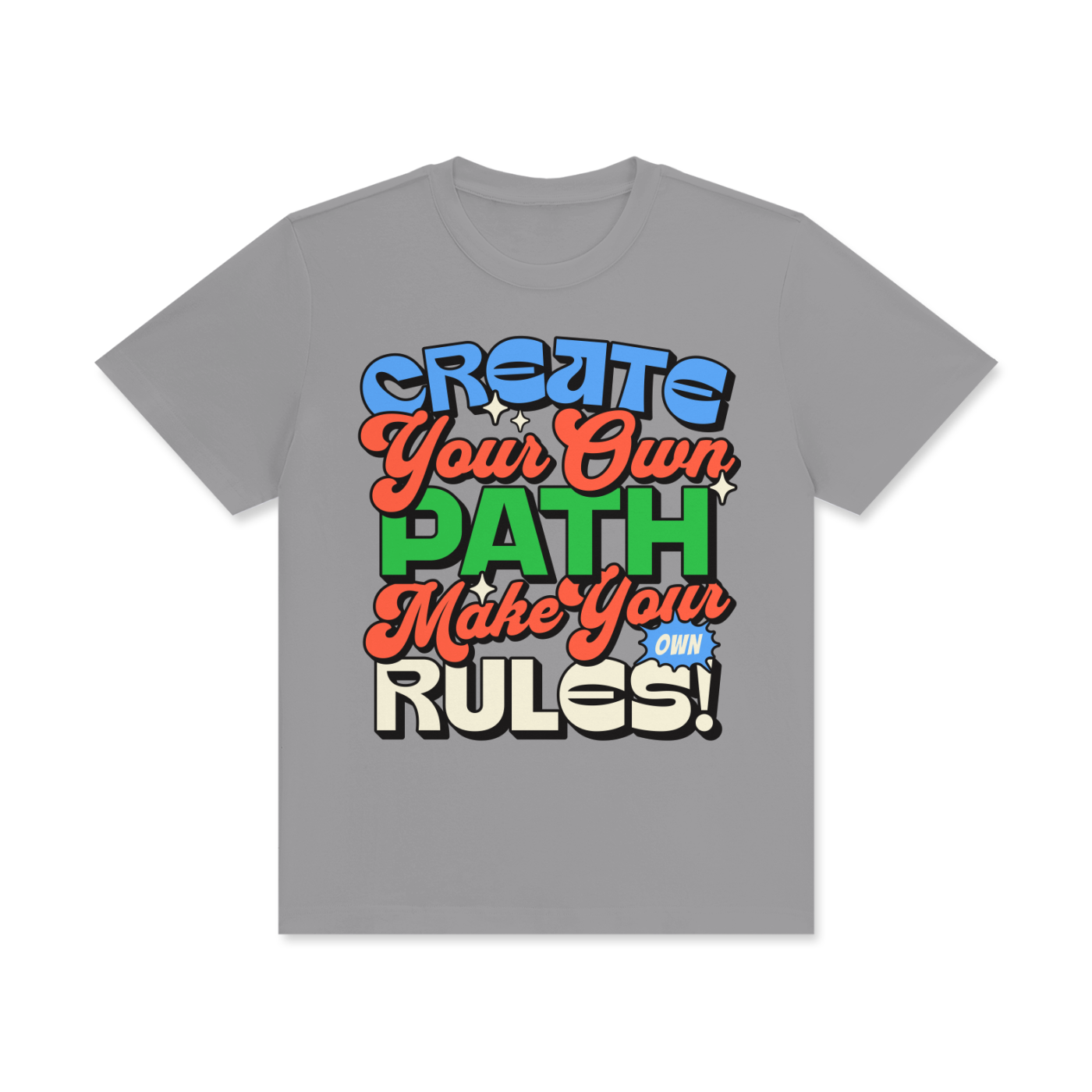 Unisex Classic Crew Neck Cotton T-Shirt