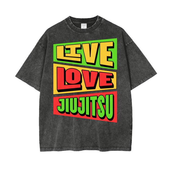 Acid Wash Oversize T-Shirt - 250 GSM