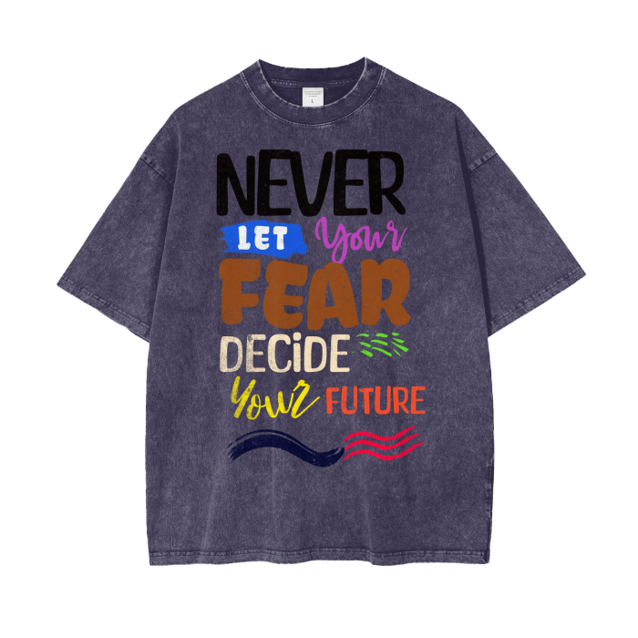 Acid Wash Oversize T-Shirt - 250 GSM