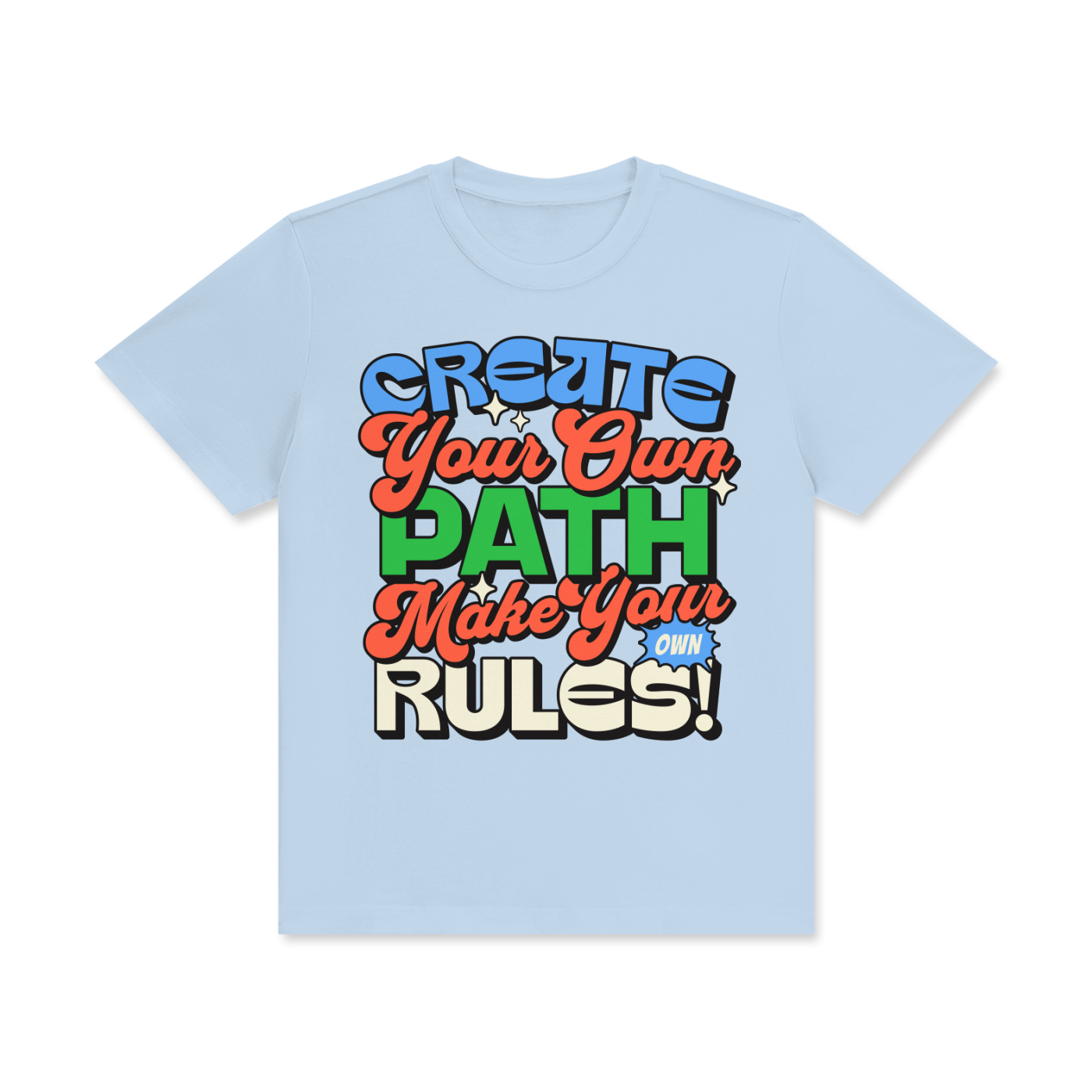 Unisex Classic Crew Neck Cotton T-Shirt