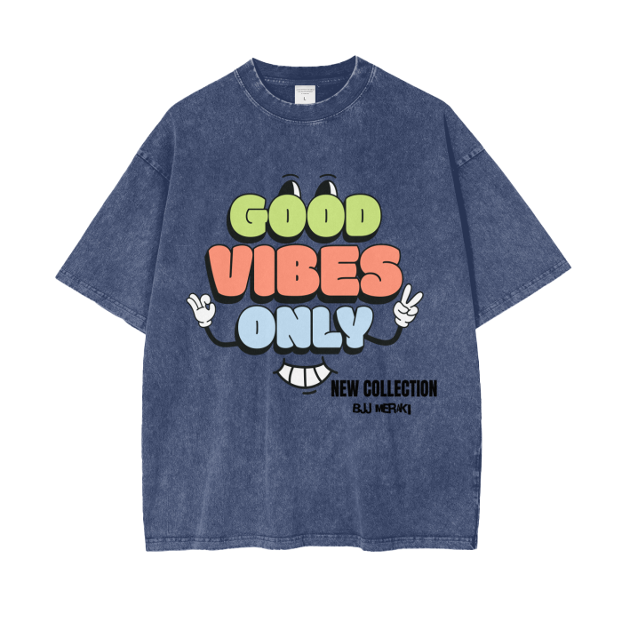 Acid Wash Oversize T-Shirt - 250 GSM