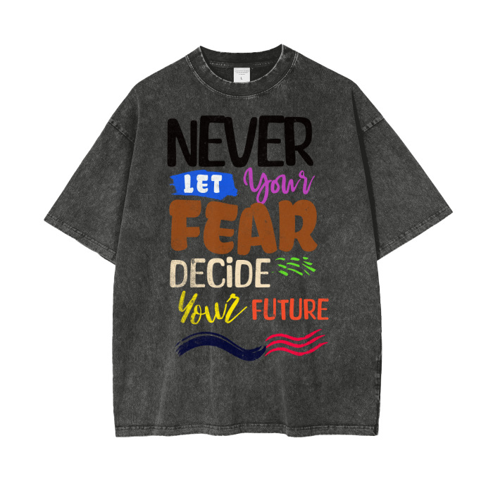 Acid Wash Oversize T-Shirt - 250 GSM