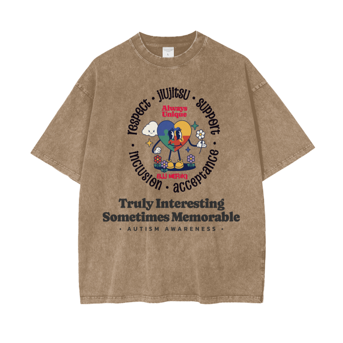 Acid Wash Oversize T-Shirt - 250 GSM