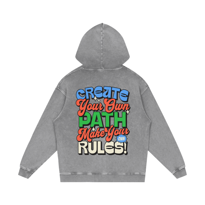 Acid Wash Oversize Hoodie - 420 GSM