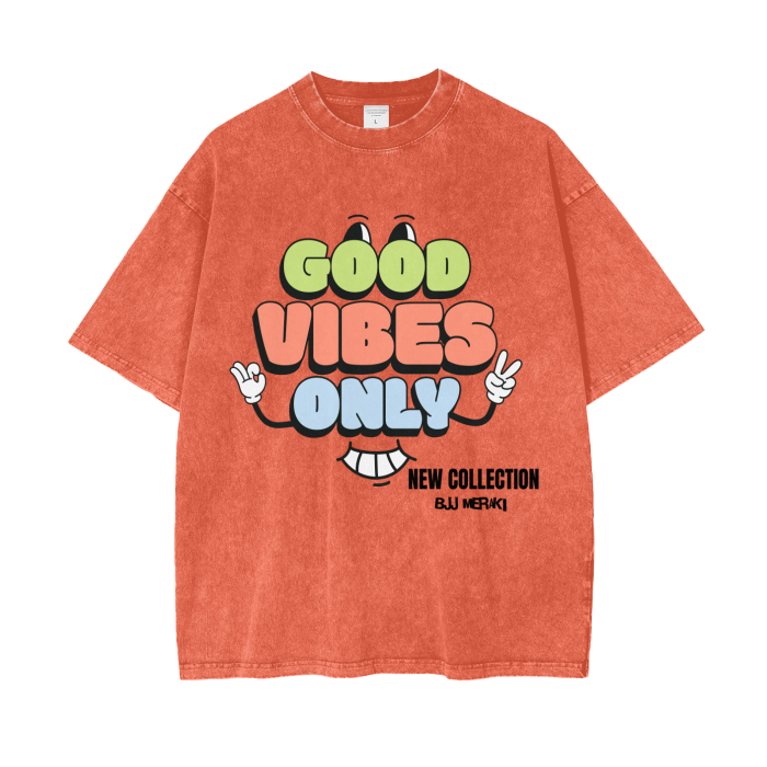 Acid Wash Oversize T-Shirt - 250 GSM