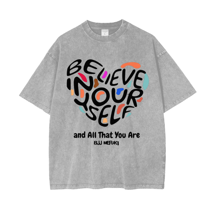 Acid Wash Oversize T-Shirt - 250 GSM