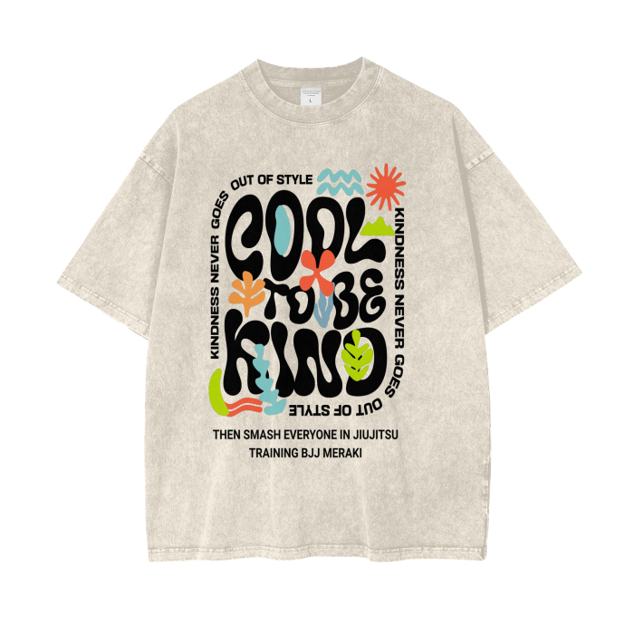 Acid Wash Oversize T-Shirt - 250 GSM