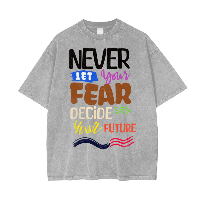 Acid Wash Oversize T-Shirt - 250 GSM