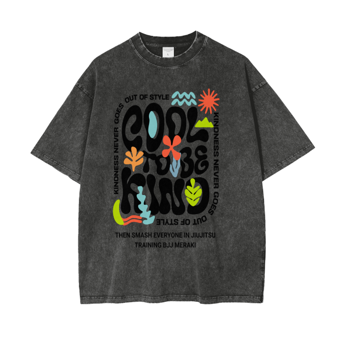 Acid Wash Oversize T-Shirt - 250 GSM