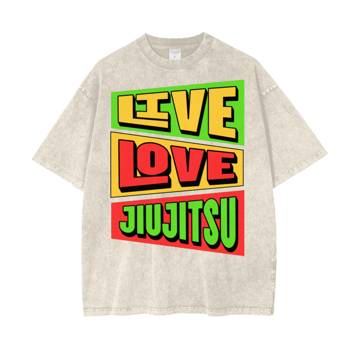 Acid Wash Oversize T-Shirt - 250 GSM