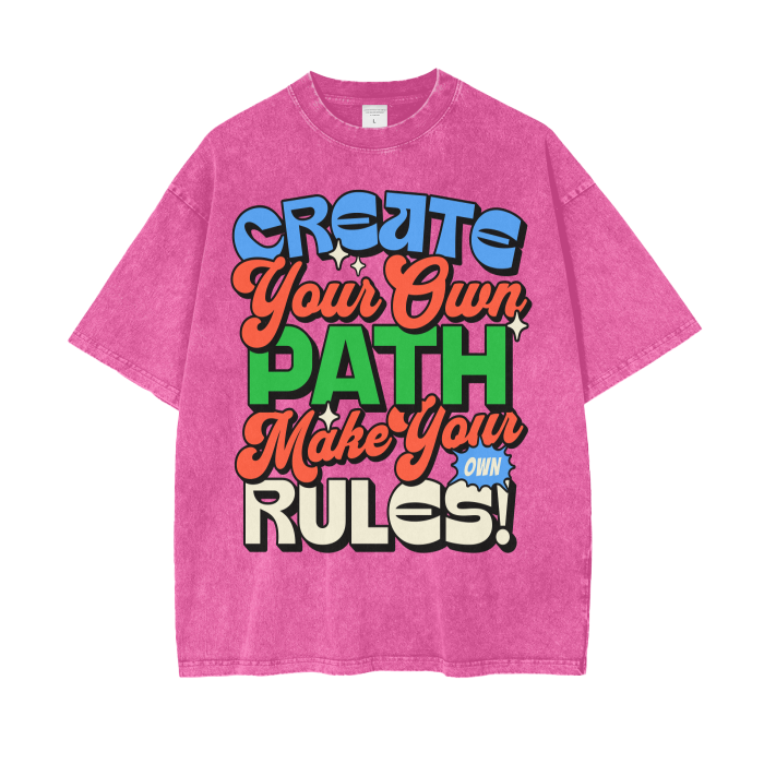 Acid Wash Oversize T-Shirt - 250 GSM