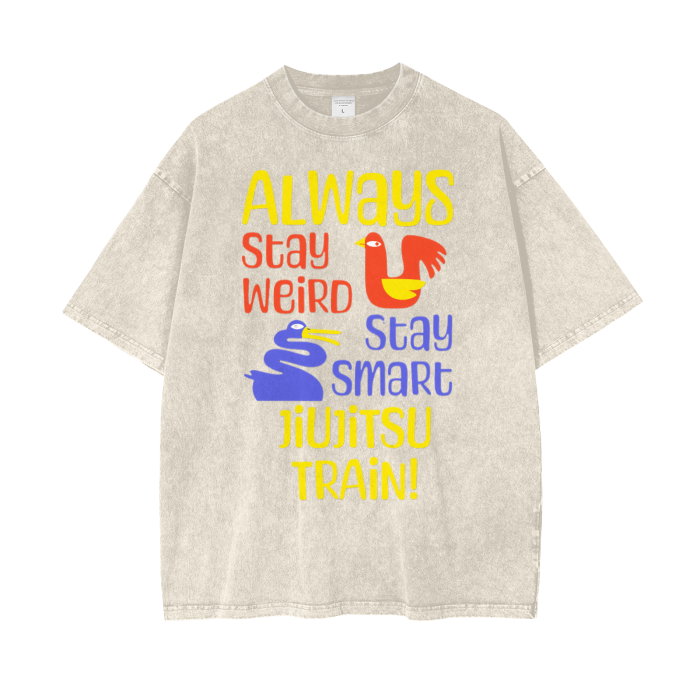 Acid Wash Oversize T-Shirt - 250 GSM