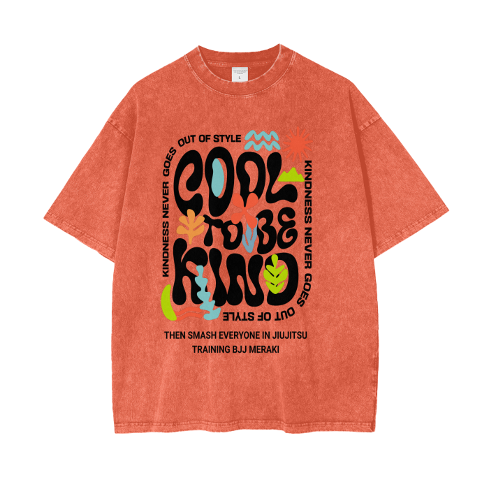 Acid Wash Oversize T-Shirt - 250 GSM