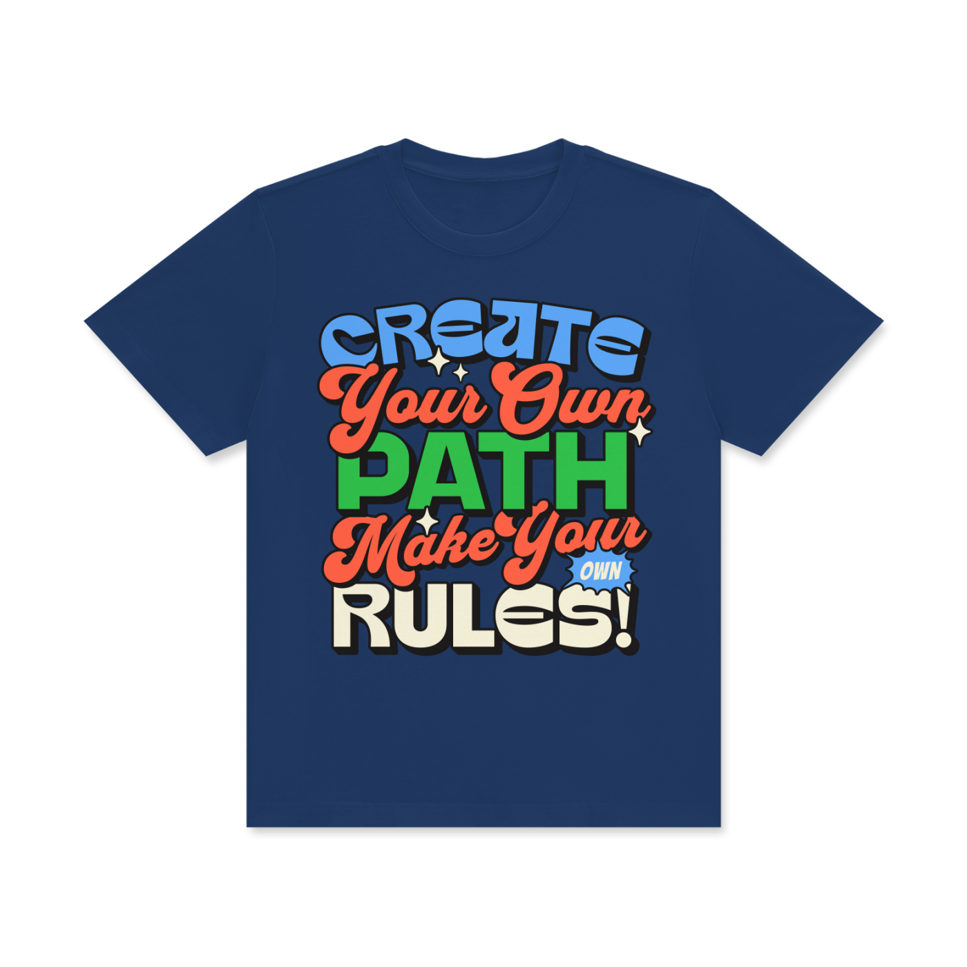 Unisex Classic Crew Neck Cotton T-Shirt